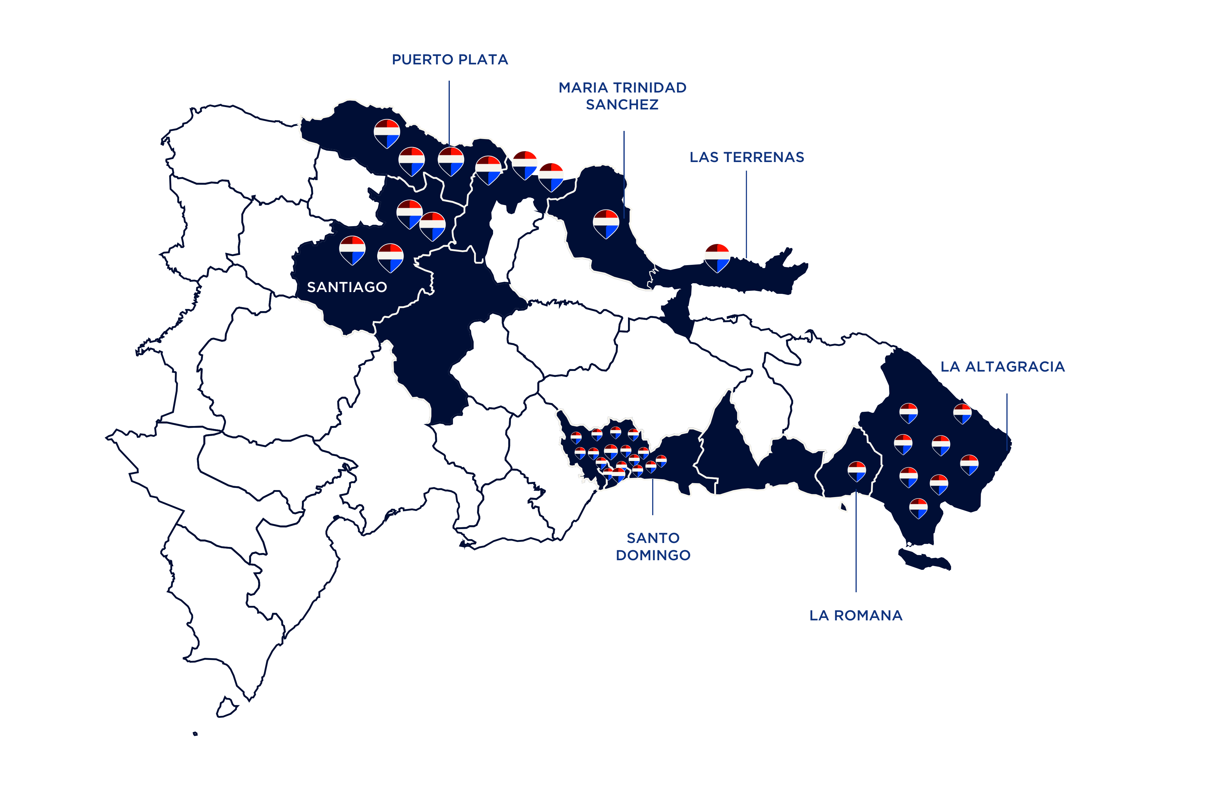 Ubicación oficinas de remax republica dominicana